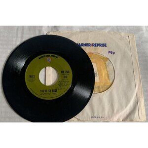 Faces - You're so Rude & Stay with Me 45 Record with Sleeve